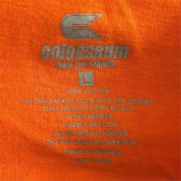 Auburn Tigers Men's Orange Graphic T-Shirt Size L Short Sleeve - Picture 5 of 8